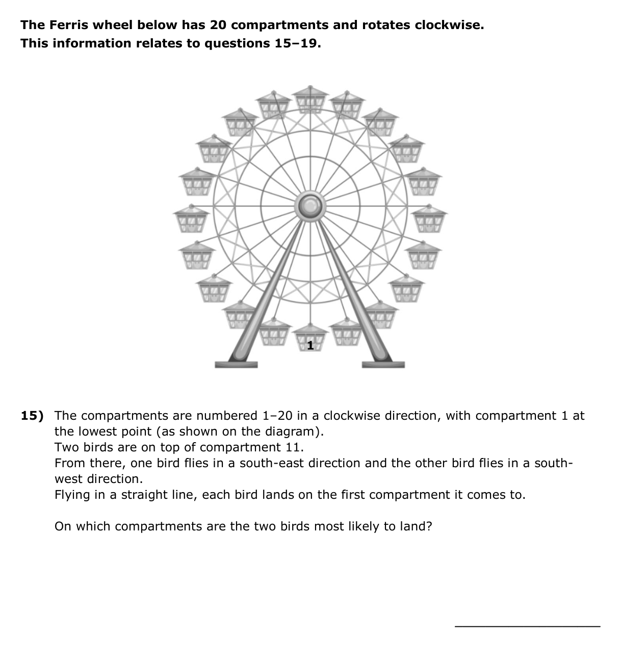 Diagram + Question 15