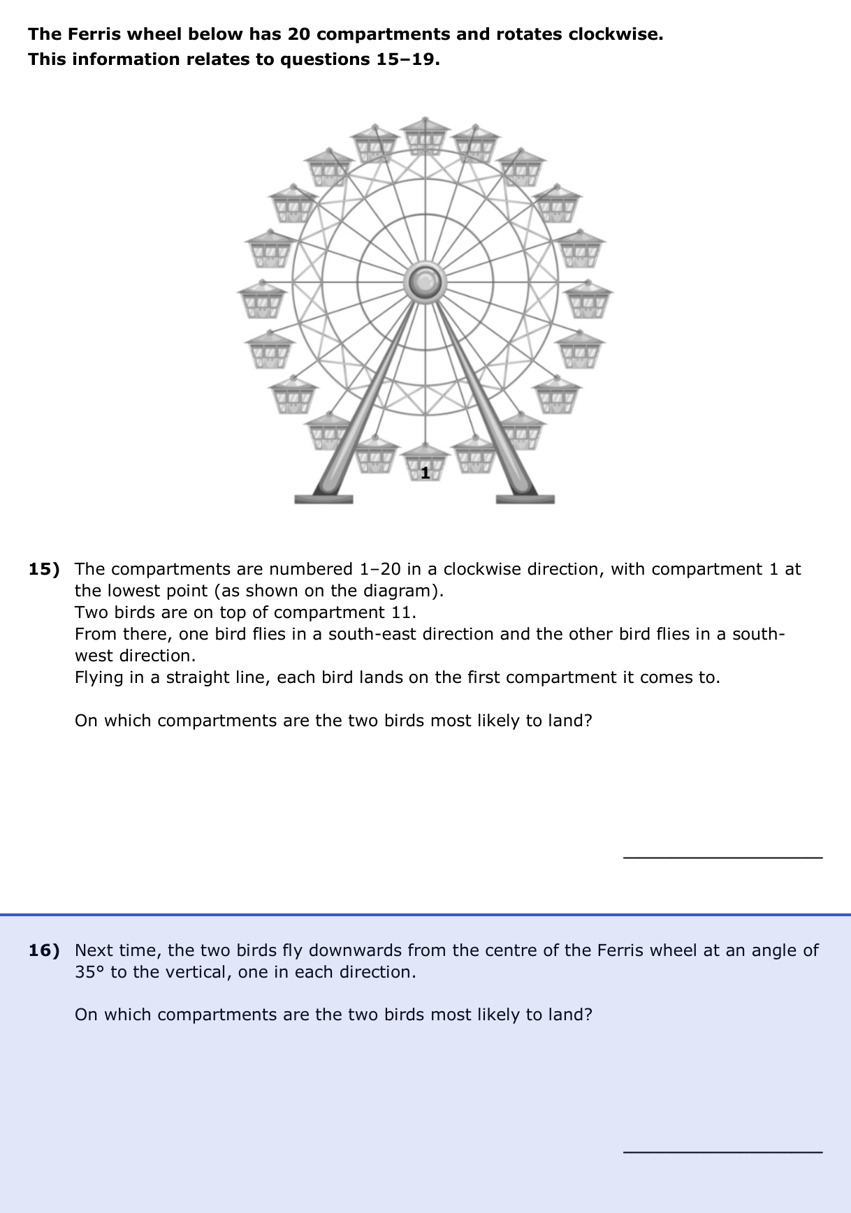 Context + diagram + Q15 + Q16 highlighted